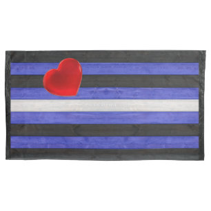 bandeira do orgulho de couro SlipperyJoe's preto a