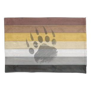 bandeira do orgulho do urso SlipperyJoe's textura