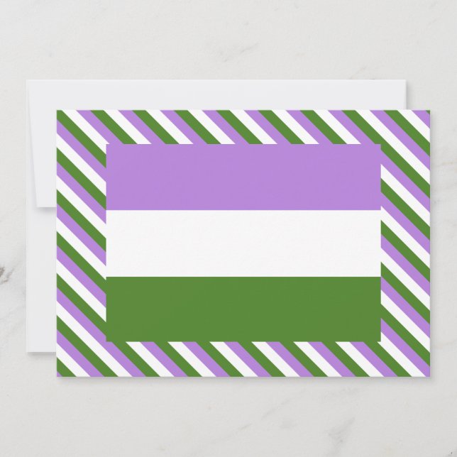 Bandeira do Orgulho Genderqueer (Frente)