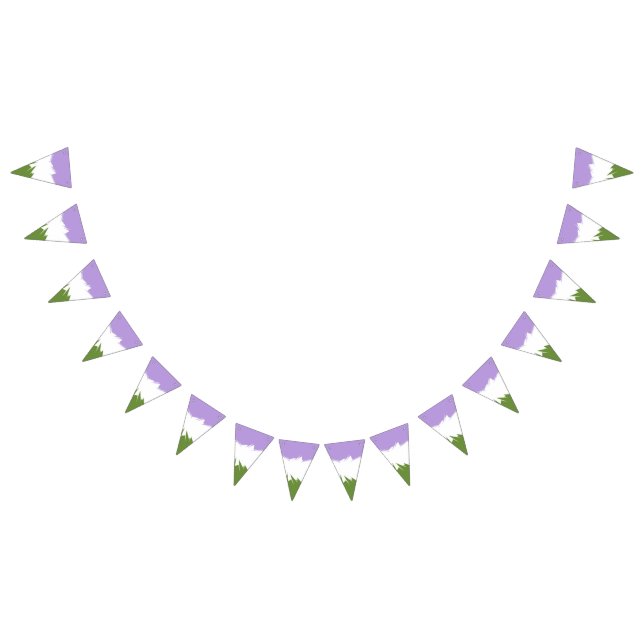 Bandeira do Orgulho Genderqueer Abstrata ZigZag Es (Todos)