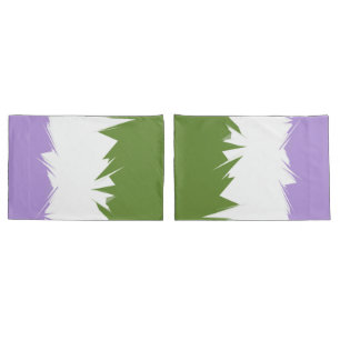 Bandeira do Orgulho Genderqueer ZigZag Espinhoso A