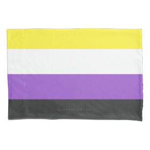 Bandeira do Orgulho Não Binário SlipperyJoe's amar