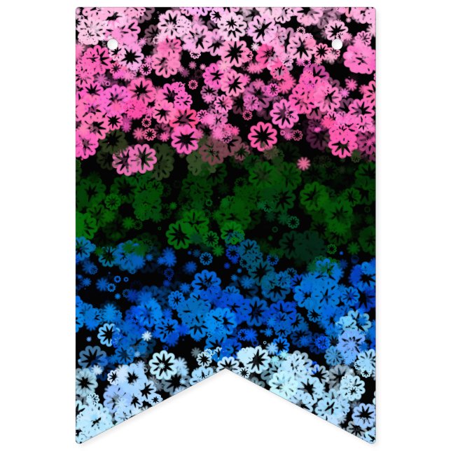 Bandeira do Orgulho Omniromântico Floral de Groovy (Primeira Bandeira)