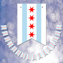 Bandeira do Partido de Chicago, bandeiras de festa