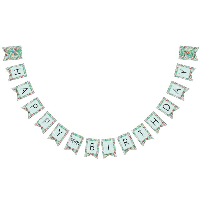 Bandeira do Partido Luau | Flamingos e Palmas (Todos)