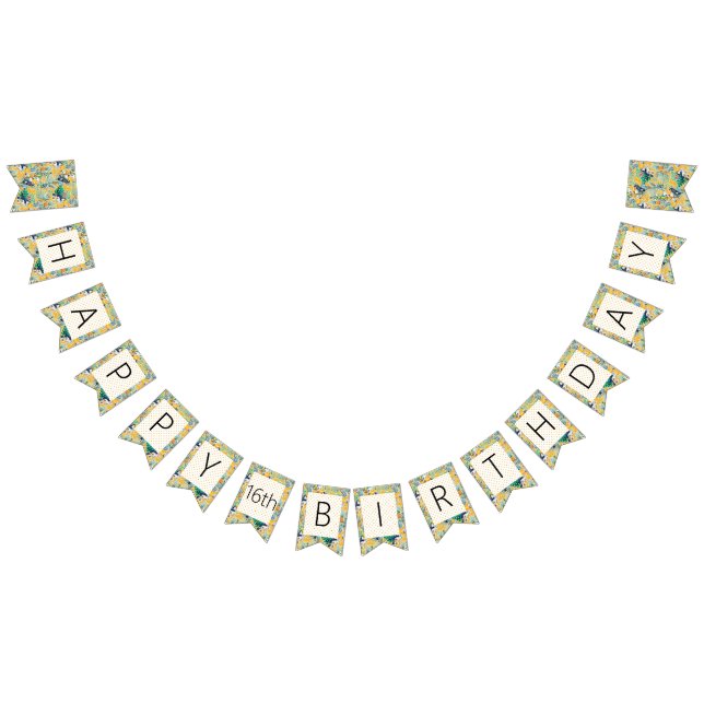 Bandeira do Partido Luau | Toucans e abacaxi (Todos)