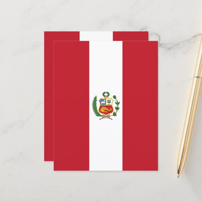 Bandeira do Peru (Frente/Verso In Situ)