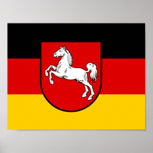 Bandeira do Poster da Baixa Saxónia