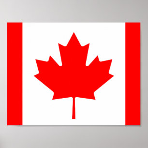 Bandeira do poster de Canadá