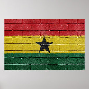 Bandeira do poster de Ghana