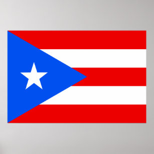 Bandeira do Poster de Porto Rico