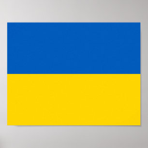 Bandeira do poster de Ucrânia