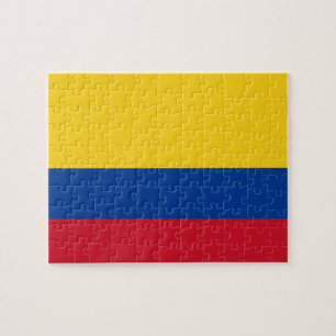 Bandeira do quebra-cabeça da foto de Colômbia