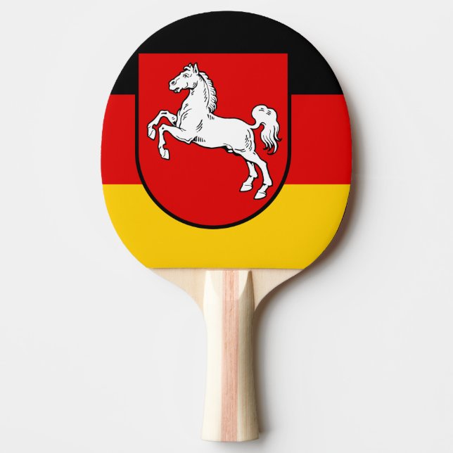 Bandeira do Raquete de ping pong da Baixa Saxónia (Frente)