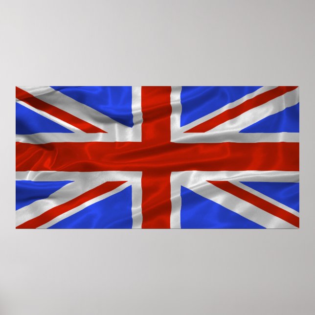 Bandeira do Reino Unido Poster (Frente)
