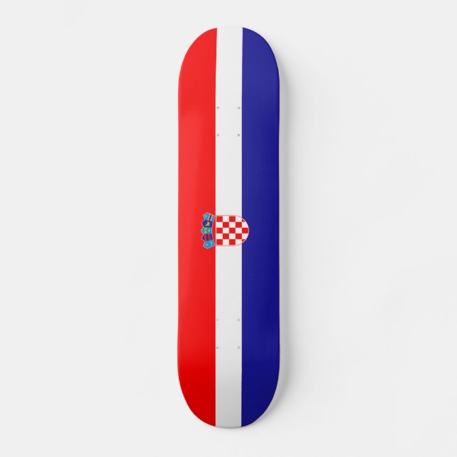 Bandeira do skate da Croácia (Frente)