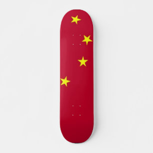 Bandeira do skate de China