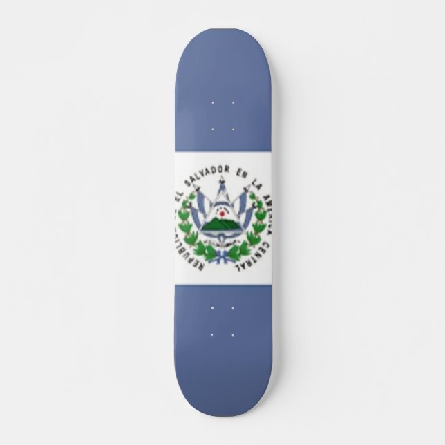Bandeira do skate de El Salvador (Frente)