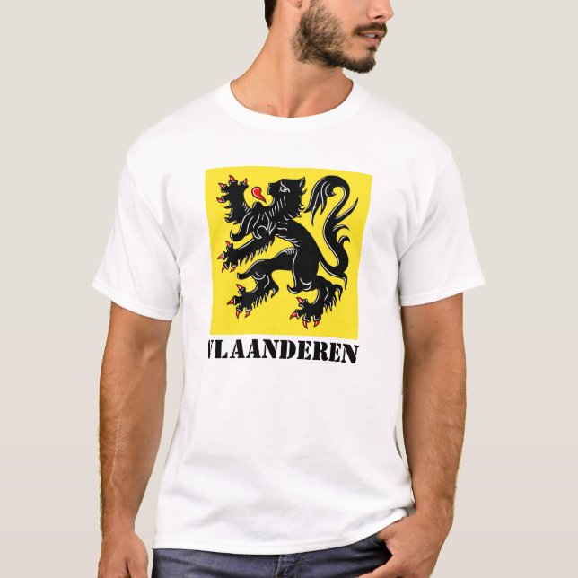 Bandeira do T-Shirt da Flandres (Frente)
