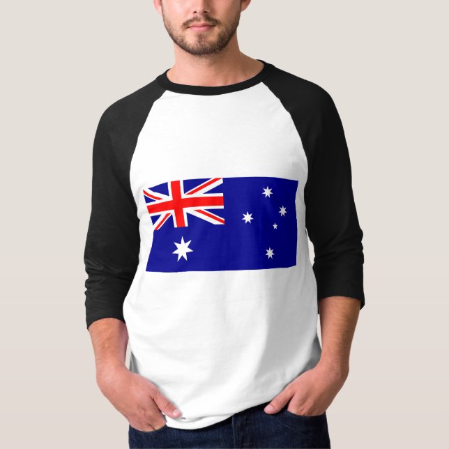 Bandeira do t-shirt de Austrália (Frente)