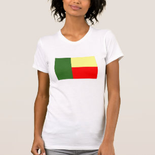 Bandeira do t-shirt de Benin para mulheres