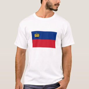 Bandeira do t-shirt de Liechtenstein
