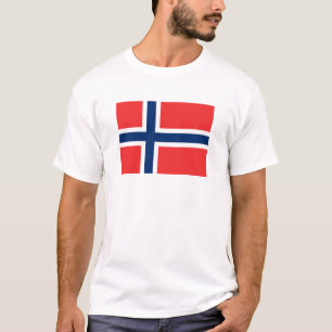 Bandeira do t-shirt 	de Noruega
