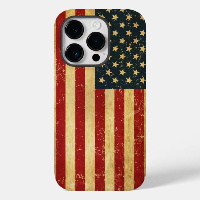 Bandeira do USA Vintage Grunge (Verso)
