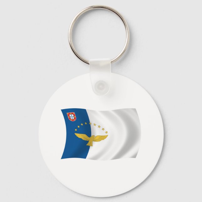 Bandeira dos Açores Chaveiro (Frente)
