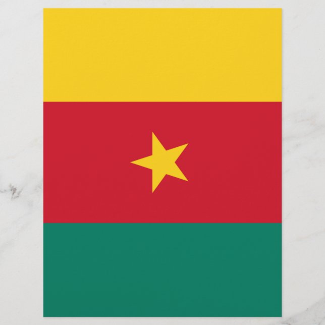 Bandeira dos Camarões (Frente)