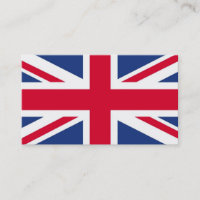 Bandeira dos Cartões de visitas do Reino Unido