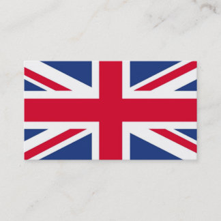 Bandeira dos Cartões de visitas do Reino Unido