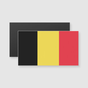Bandeira dos Cartões de visitas magnéticos belga