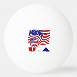 Bandeira dos Estados Unidos da América Bola de Fut