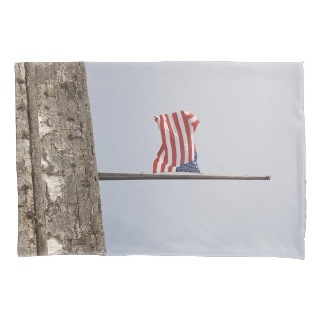 Bandeira dos Estados Unidos em Half-Mast (EUA) (Frente-Esquerda)