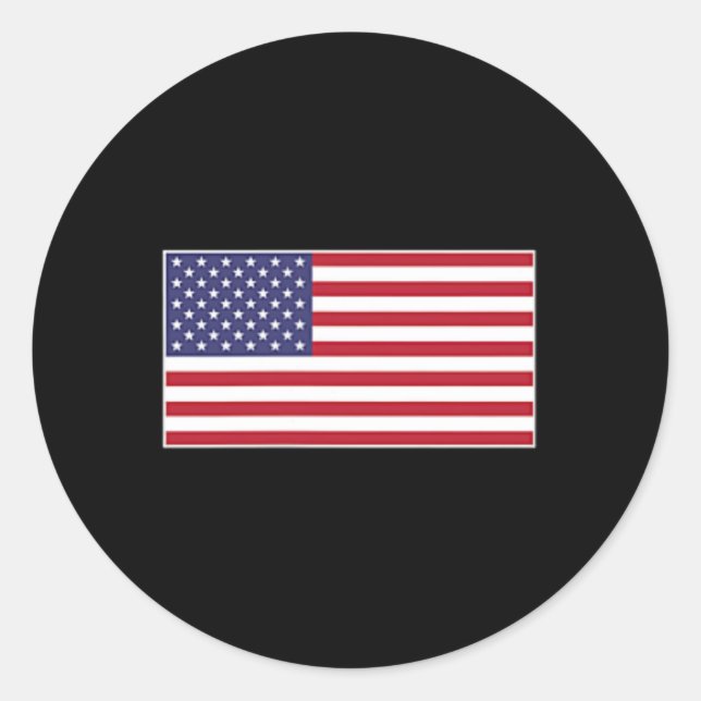 Bandeira dos EUA Adesivo no Peito Star Spangled Ba (Frente)