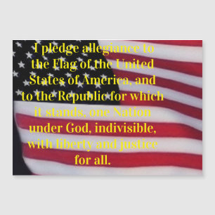 bandeira dos EUA com ímã de penhor