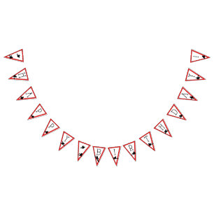 Bandeira dos pássaros do feliz aniversario