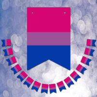 Bandeira e Orgulho bissexual partido comunitário/b