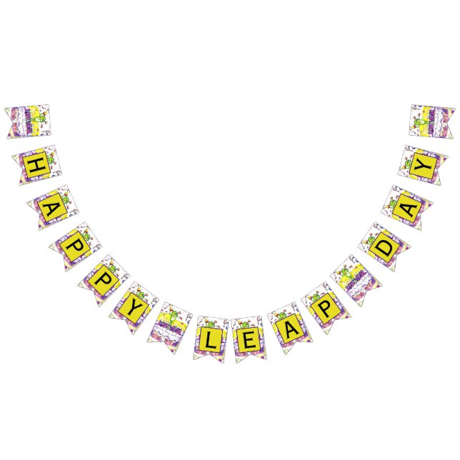 Bandeira FELIZ do DIA de PULO (Todos)