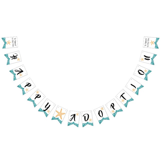 Bandeira feliz do partido da adopção da história (Todos)