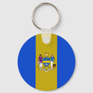 Bandeira Filadélfia (Pensilvânia) Chaveiro