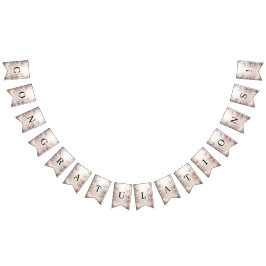 Bandeira Floral de Marfim Branca