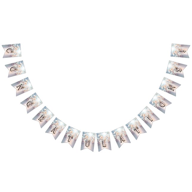 Bandeira Floral de Pêssego Branco (Todos)