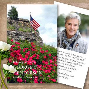 Bandeira Funerária e Cartões de condolências de Or