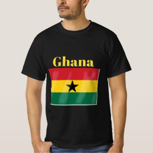 Bandeira Gana - T-Shirt