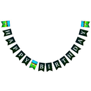Bandeira Golfing do feliz aniversario dos homens