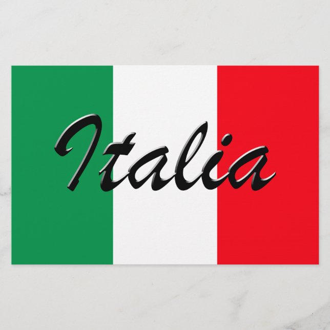 Bandeira Italia - Alta Qualidade (Frente)