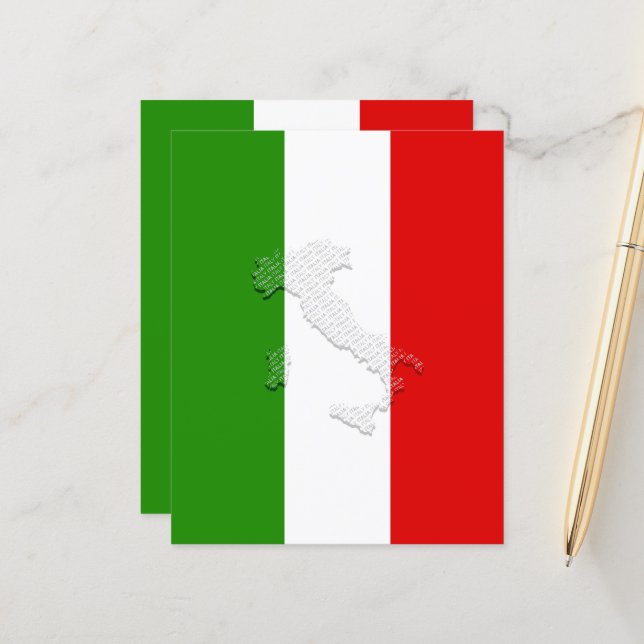 Bandeira italiana (Frente/Verso In Situ)