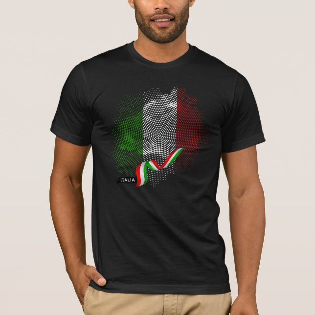 Bandeira italiana T-Shirt (Frente)